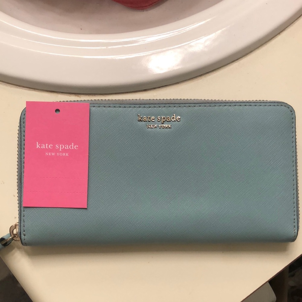NWT light blue kate spade wallet